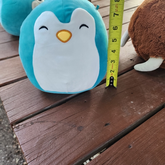 Squishmallow Tanner the Teal PENGUIN‎ 8" Plush KellyToy 2019 Turquoise - Picture 2 of 2